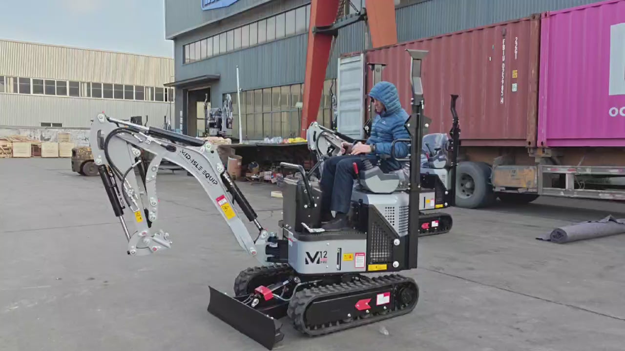 2024 M12 Pro 1.4 Ton Yanmar Diesel Mini Excavator Professional Grade Equipment