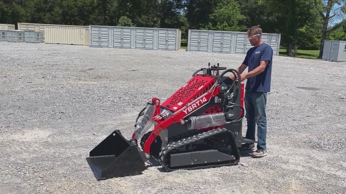 2025 AGT YSRT14 MINI SKID TRACK LOADER