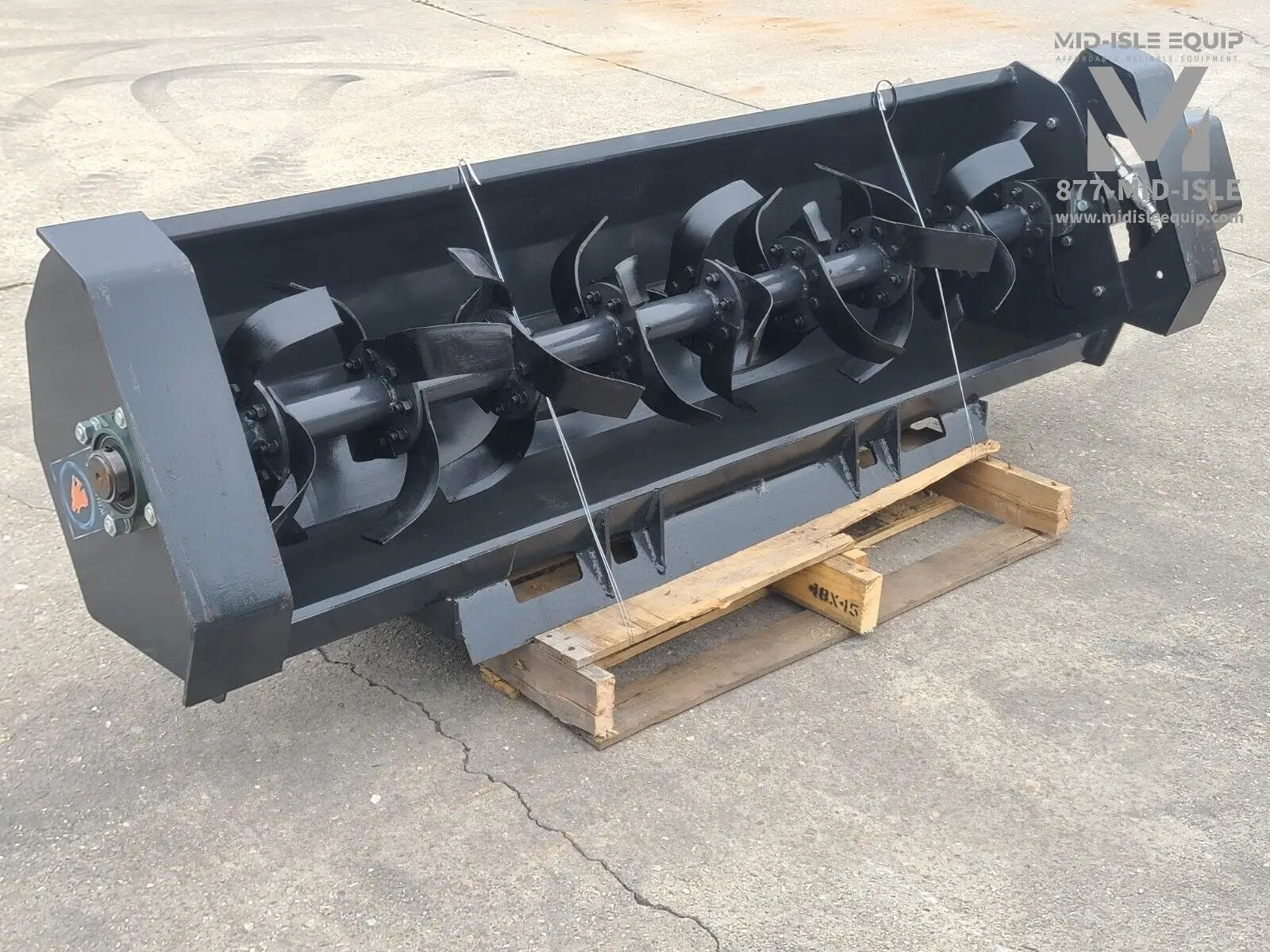 72" Wolverine Rototiller Skid Steer Attachment by Wolverine