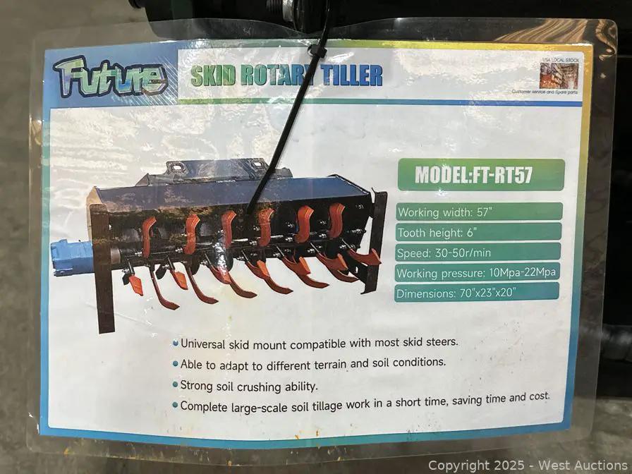 42" MINI SKID TILLER ATTACHMENT DINGO by Future